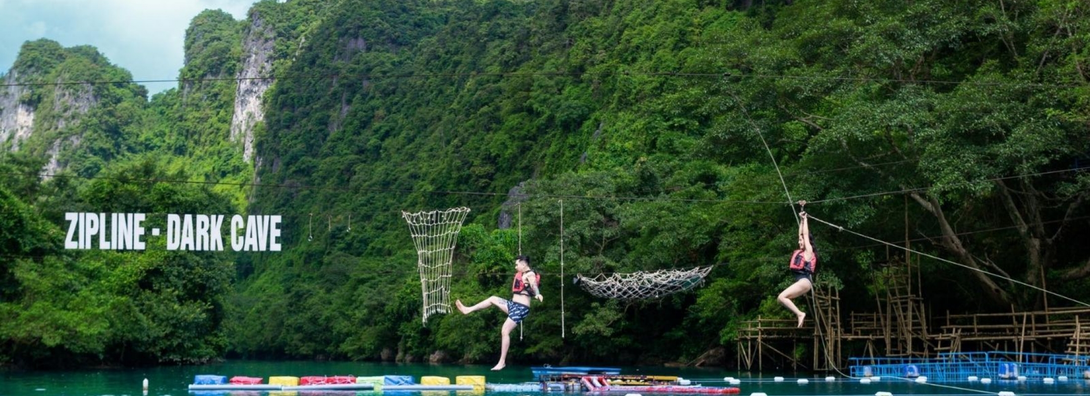 KHÁM PHÁ SÔNG CHÀY – HANG TỐI: KAYAK, ĐU DÂY & ZIPLINE