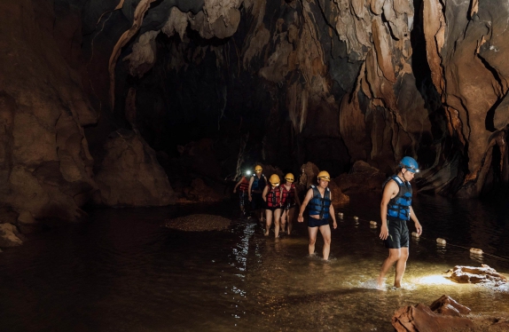 EXPLORATION OF CHAY RIVER AND DARK CAVE – KAYAKING, SWIMMING, AND ZIPLINING